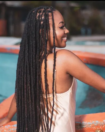 Miniatura 21 de Extensiones de cabello humano con 10 hebras de 6 pulgadas, 100 % hechas a mano, extensiones permanentes de rastas para mujeres y hombres, se pueden