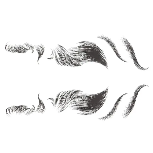 Miniatura 7 de Calcomanías para el cabello para mujer, calcomanías realistas de flequillo para línea de cabello alta y peinados de moda, calcomanía de línea