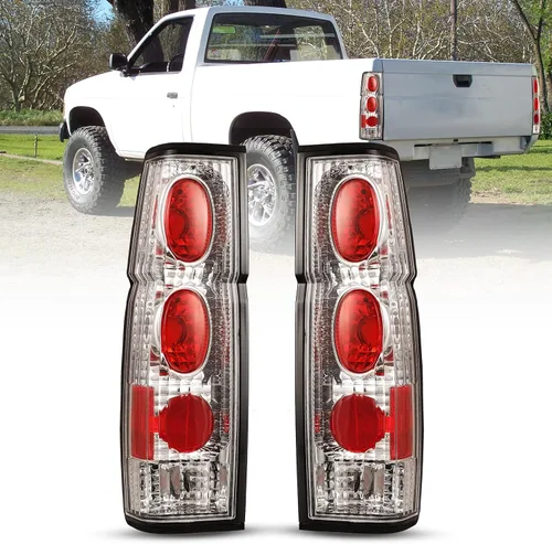 Miniatura 10 de ROXX Conjunto de luz trasera compatible con Nissan Hardbody D21 SE 1986-1994/1986-1989 1994 Hardbody D21 XE, 1995-1997 Nissan Pickup SE XE lado