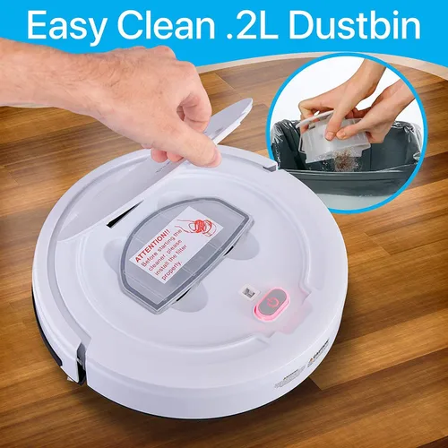 Miniatura 10 de SereneLife PURE CLEAN Smart Automatic Robot Aspirador-Slim Recargable Eléctrico Robo Aspirador w/, Auto Programado Navegación, Sensores