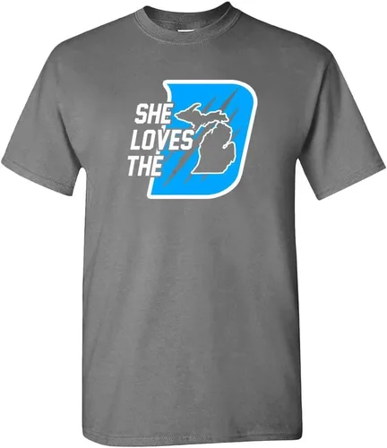 Miniatura 5 de She Loves The D Men's T-Shirt for Football Fans Dallas - Camisa azul marino