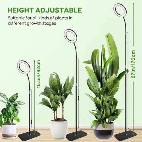 Miniatura 2 de Luces de cultivo de un cabezal LPMZMBL para plantas de interior de espectro completo, luces de plantas para cultivo en interiores con temporizador
