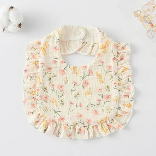 Miniatura 5 de AMAWMW Baberos de muselina unisex para niños y niñas, paquete de 6 baberos de bandana para bebé, baberos ajustables para recién nacidos para babear