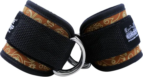 Miniatura 21 de Correas de tobillo para máquinas de cable con doble anillo en D, puños de neopreno premium ajustables para mejorar piernas, abdominales y glúteos