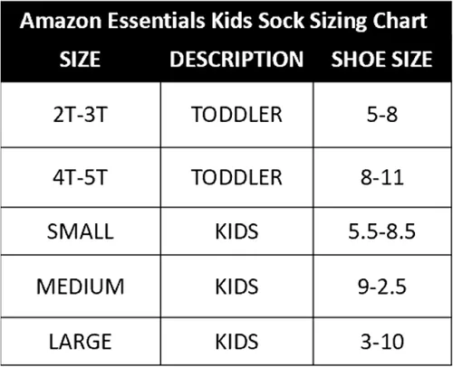 Miniatura 4 de Tienda Essentials Calcetines de algodón para niñas y niños pequeños, 9 pares