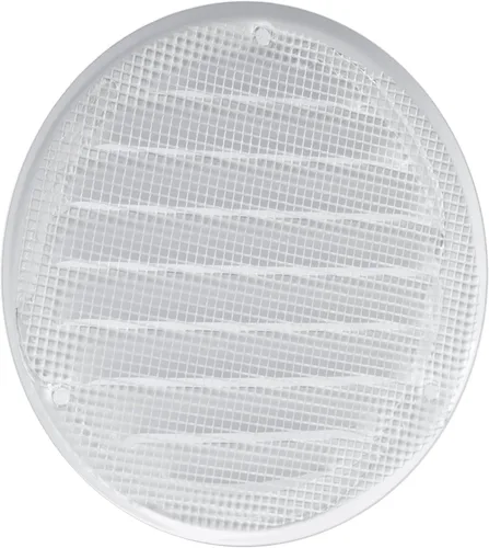 Miniatura 7 de Vent Systems Cubierta de ventilación blanca Soffit de 4 pulgadas, rejilla de ventilación redonda, cubierta de parrilla, pantalla de insectos