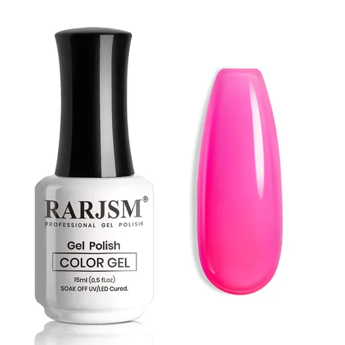 Miniatura 26 de RARJSM Esmalte de Uñas en Gel Nude Transparente Rosa Saludable Claro Esmalte de Uñas en Gel Nude Transparente Rosa Intenso Gelatinoso Barniz de Uñas