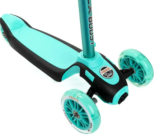 Miniatura 4 de Ybike GLX Boost Scooter con dirección ajustable y altura de manillar para niños de 2 a 13 años Turquesa