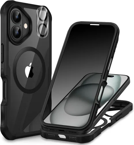 Miniatura 78 de CENHUFO Funda de privacidad para iPhone 11 Pro, funda de cuerpo completo con protector de pantalla de privacidad de vidrio templado 9H integrado