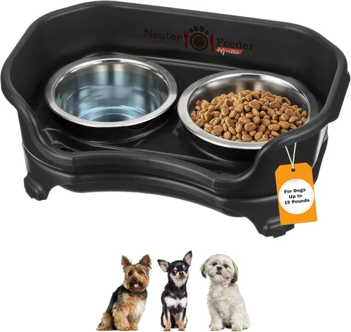 Miniatura 34 de Neater Feeder Express Cuencos para perros a prueba de desorden, elevados para razas de tamaño mediano a grande, cuenco de comida para perros sin