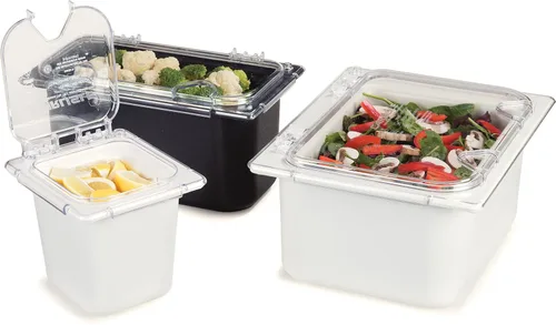 Miniatura 6 de Carlisle FoodService Products CM10279Z07 Coldmaster EZ - Tapa de acceso con muesca, tamaño 1/3, 0.9 pulgadas de alto, 13 pulgadas de ancho, 7