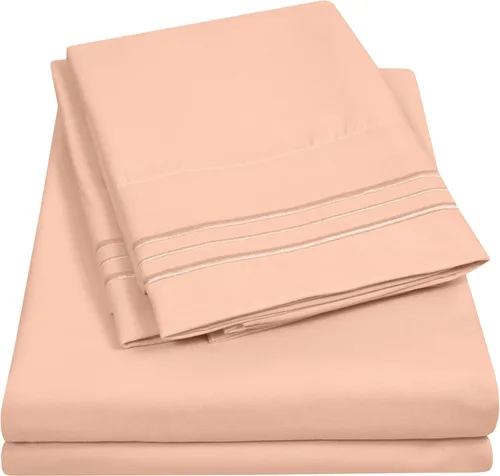 Miniatura 7 de Juego de sábanas y fundas de almohada de la colección 1500 Supreme, tamaño Queen, estampado Paisley gris - Juego de sábanas y fundas de almohada