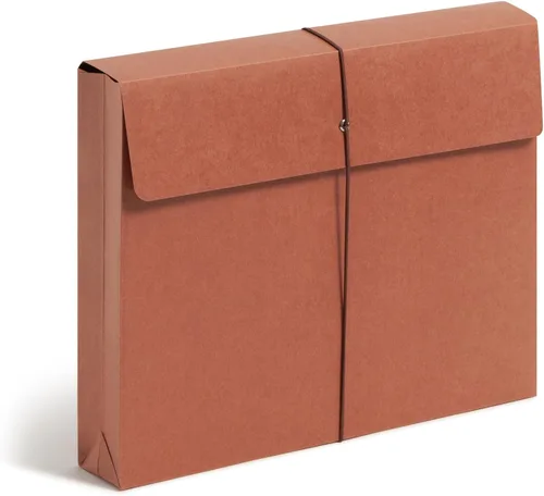 Miniatura 6 de Smead Cartera expansible 100% reciclada con solapa y cierre de cordón, reforzada, expansión de 5-1/4", tamaño legal, cuerda roja, 10 por caja (71199)