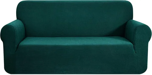 Miniatura 69 de CHUN YI - Funda elástica de 1 pieza para sillón grande, funda protectora suave de Jacquard con elastano, detalle de cuadros y parte inferior