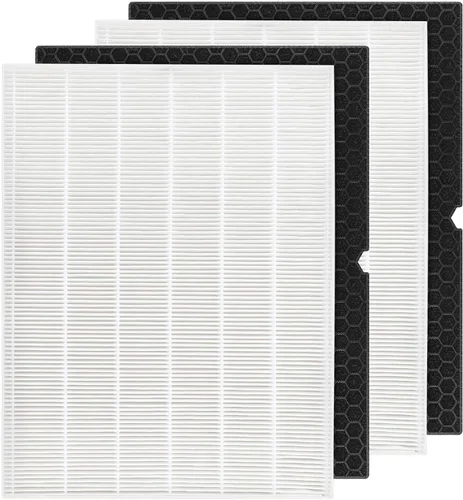 Miniatura 14 de 2 juegos 116130 HEPA filtro de repuesto H 116130 para Winix 5500-2 Plasmawave purificador de aire y modelos AM80 - Filtro HEPA y filtro de carbón