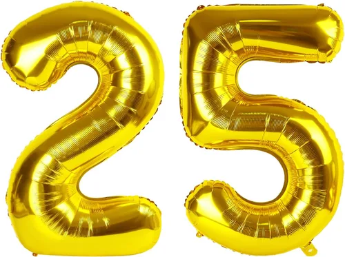 Miniatura 476 de Globo de cumpleaños número 4 dorado de 40 pulgadas, globos gigantes del número cuatro 14 24 34 40 44 2024, globos grandes de lámina de mylar para Oro