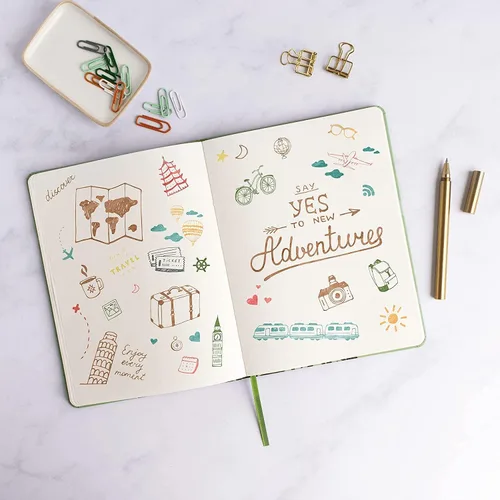 Miniatura 3 de Rileys Árbol de la Vida, 8" x 6", Diario en Blanco 240 Páginas, Papel Marfil, Cuaderno en Blanco para Hombres y Mujeres, Diario sin Líneas, Cuaderno