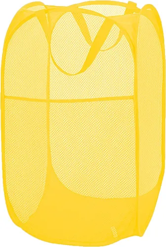 Miniatura 17 de Cestas plegables de malla para la ropa sucia, cesta portátil para ropa sucia, cestas de almacenamiento plegables (azul, paquete de 2)