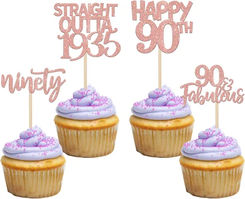 Miniatura 15 de Paquete de 24 adornos para cupcakes Straight Outta 2012 Happy 13th Birthday Thireen Awesome Since 2012, 13 fabulosas decoraciones para tartas