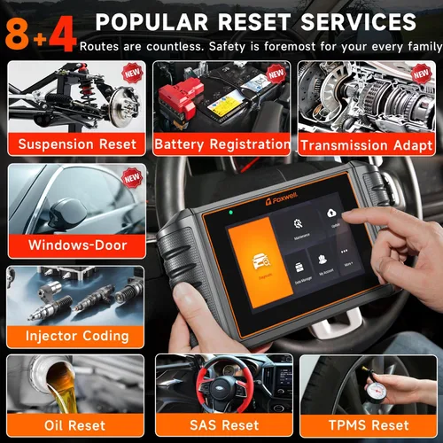 Miniatura 6 de Escáner FOXWELL OBD2 NT726 y FOXWELL BT705 12V 24V Probador de batería de coche 2022