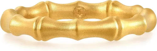 Miniatura 5 de CHOW SANG SANG Cultural Blessing 999 Anillo de bambú de oro macizo de 24 quilates para mujer 92241R