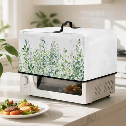 Miniatura 2 de Cubierta de horno de microondas de convección para encimera, tostadora, horno, protector de electrodomésticos para decoración de cocina del hogar