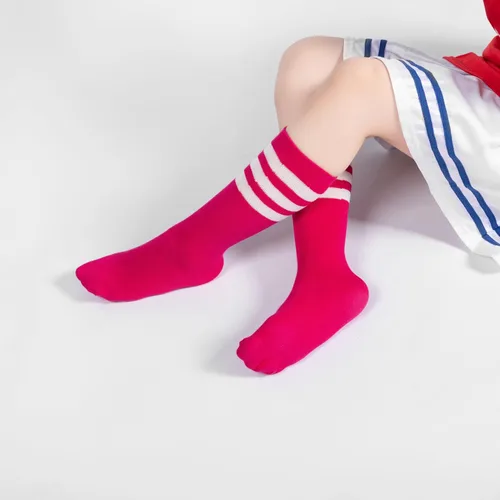 Miniatura 4 de BONANGEL Kids Soccer Socks 6-8 Years Old, Boys Girls Knee High Athletic Sports Football Baseball Socks 8-10 10-12 Years