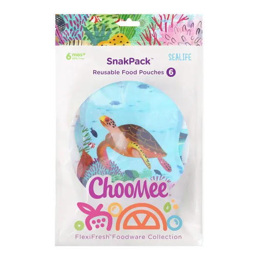 Miniatura 8 de ChooMee Bolsas reutilizables para almacenamiento de alimentos para bebés, sin BPA, a prueba de fugas, para batidos, purés y alimentos para bebés