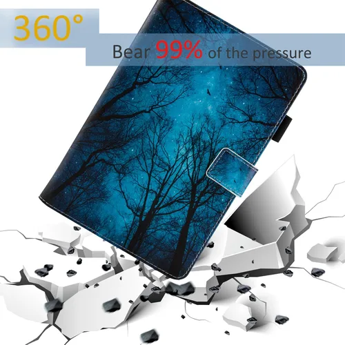 Miniatura 4 de Dteck Funda universal para tablet de 7.9 a 8.4 pulgadas, funda plegable de piel con tapa para Onn de 8 pulgadas, Samsung Galaxy Tab 8.0 pulgadas 8.4