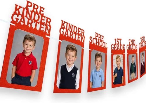 KatchOn, Cartel fotográfico de graduación K-12 de 5 x 7 pulgadas, tarjetas fotográficas de 12+6 | Cartel de graduación 2026 personalizado,