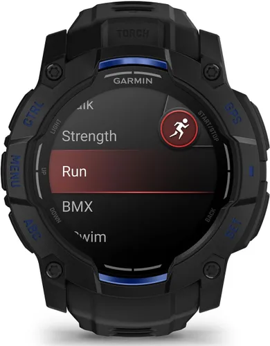 Miniatura 9 de PlayBetter Garmin Instinct 3 Alpine Rush AMOLED (citrino, 1.772 in) caja de regalo de reloj inteligente GPS para exteriores, linterna integrada