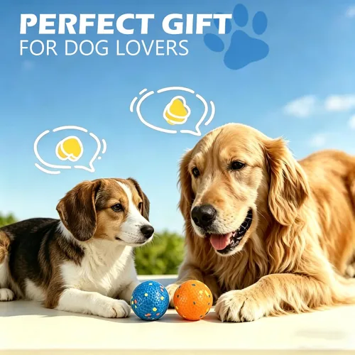 Miniatura 7 de Pelotas de tenis para perros, juguetes interactivos para perros masticadores agresivos, juguete indestructible para mantenerlos ocupados, juguetes