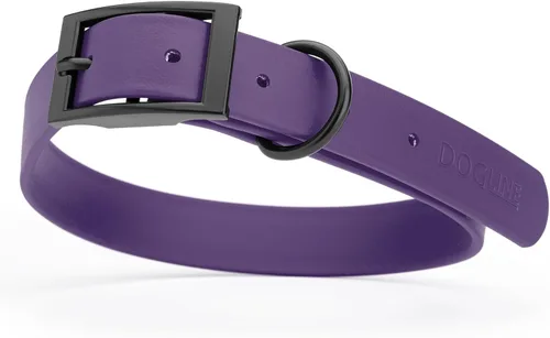 Miniatura 67 de Dogline Biothane - Collar impermeable para perro con hebilla de liberación rápida, resistente cincha de nailon recubierta con resistente y a prueba