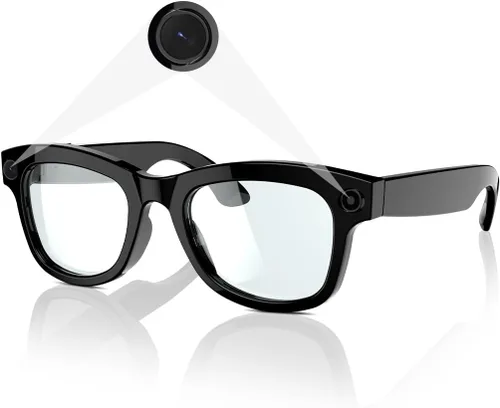 Miniatura 8 de Lentes de cámara inteligente para fotos, audio y videos, grabación HD de 8 MP, batería 7H, gafas ligeras de cámara AI para hombres y mujeres