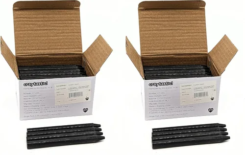Miniatura 15 de Craytastic! Caja de 52 crayones sin envolver a granel (azul) para manualidades, fiestas, niños, crayones sin papel, sin envoltura de papel, prueba