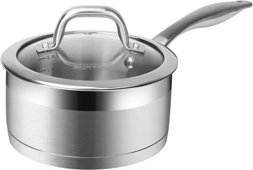 Miniatura 8 de Duxtop, juego de utensilios de cocina de acero inoxidable de inducción lista, con tecnología de unión por impacto., Acero inoxidable
