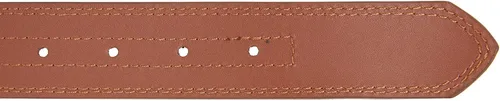 Miniatura 5 de Nautica Men's Signature Leather and Canvas Belt Ribbon Detail Flag Design Classic Casual Metal Buckle