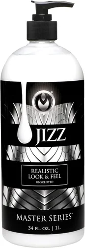 Miniatura 7 de Master Series Creamy White Body Glide Lubricante a base de agua con textura realista y fórmula sin perfume, resbaladizo de larga duración,