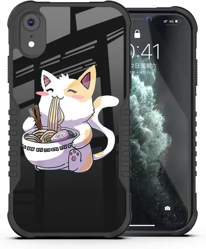Miniatura 7 de Funda compatible con iPhone XR para hombres y mujeres, diseño de fútbol americano en fuego, a prueba de golpes, antiarañazos, caídas, silicona