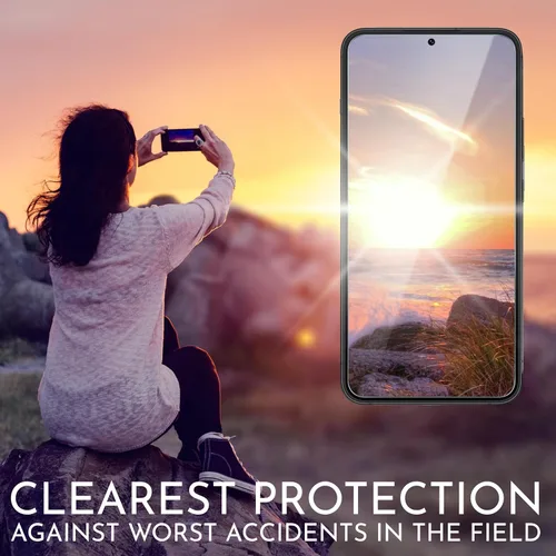 Miniatura 5 de Inskin Protector de pantalla de vidrio templado para Samsung Galaxy S23 FE 5G de 6.4 pulgadas [2023] – Ultimate 2+2 Set con protector de lente