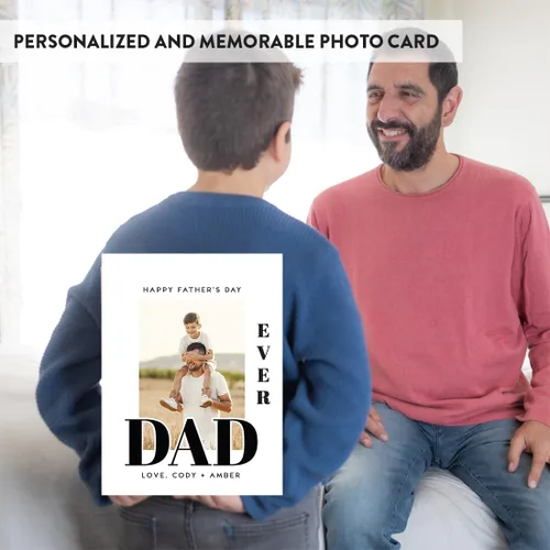 Miniatura 3 de Andaz Press Tarjeta de felicitación para el día del padre de 8.5 x 11 pulgadas con sobre, tarjeta jumbo para el día del padre de esposa, tarjeta