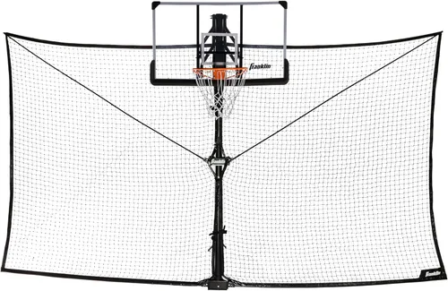 Miniatura 9 de Franklin Sports Baloncesto Pass Back Rebounder Negro
