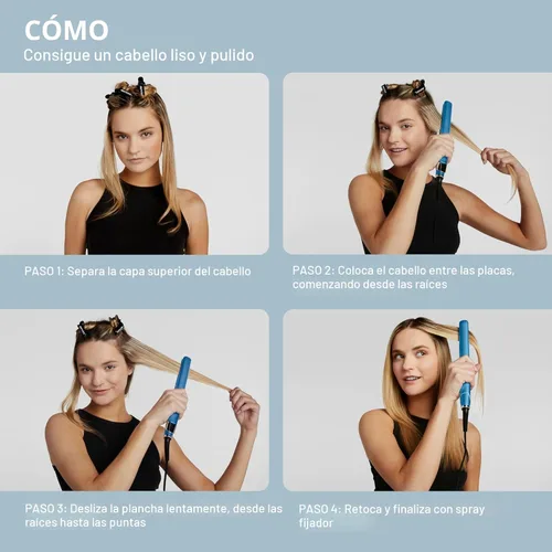 Miniatura 7 de BabylissPRO Nano Titanium Ultra-Sleek Hair Straightener, Flat Iron for All Hair Types