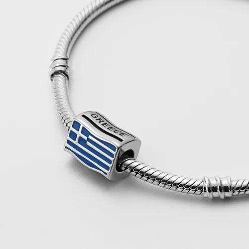 Miniatura 28 de Bolenvi Banderas Travel Country, dijes para el día de la madre, plata de ley 925 para pandora y pulseras o collares similares, joyería para mujeres