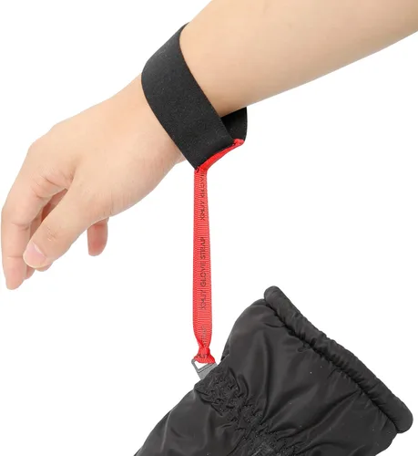 Miniatura 10 de Guante de Deporte XMJY con Correa de Seguridad - Guantes de Esquí con Correa Elástica en la Muñeca, Perfecto para Montañismo y Accesorios de Esquí