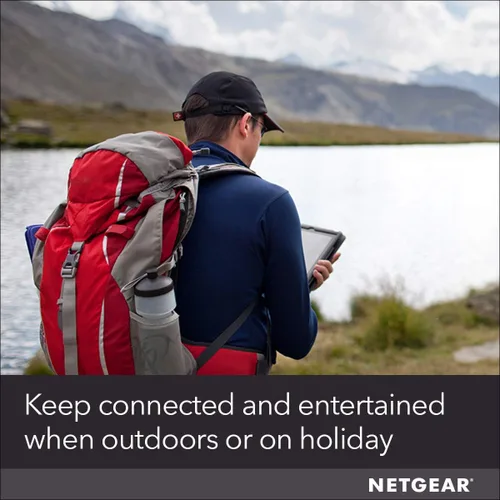 Miniatura 4 de NETGEAR Hotspot WiFi móvil Enrutador 4G LTE AC797-100NAS Velocidad de descarga de 400 Mbps Conecta hasta 15 dispositivos Crea una WLAN