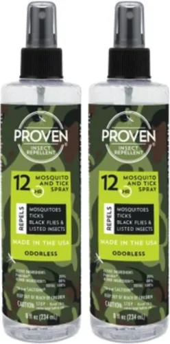 Miniatura 10 de Proven - Aerosol repelente de insectos, mantiene alejados mosquitos, garrapatas y moscas, repelente alternativo al DEET, hasta 12 horas