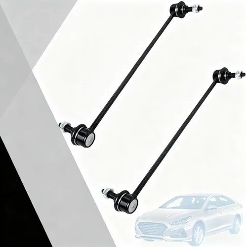 Miniatura 50 de 2 piezas eslabones de barra estabilizadora delantera compatibles con Dodge Ram 1500 4WD 06-10, Ram 1500 4WD 11-17 K80894 5170290AB 5170290AC