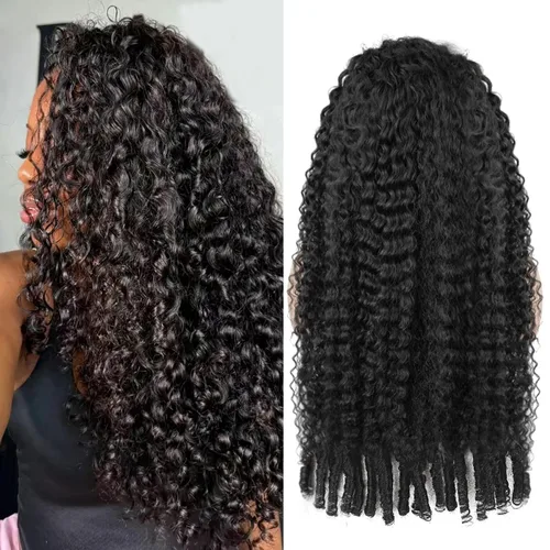 Miniatura 9 de CHEETAHBEAUTY Pelucas de cabello humano brasileño ondulado profundo #4 marrón chocolate 13X6 HD de encaje frontal transparente grado 10A rizado