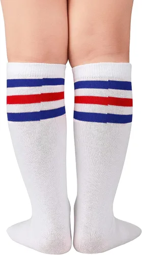 Miniatura 3 de Zando Calcetines de fútbol para niños pequeños, calcetines de béisbol y softbol, calcetines atléticos, calcetines de uniforme hasta la rodilla